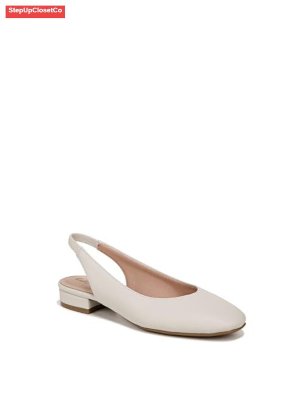 Womens Slingback Ballet Flats Almond Toe Pull-On Cushioned Comfort Shoes